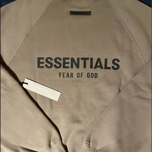 Fear Of God Essentials Crewneck Taupe S